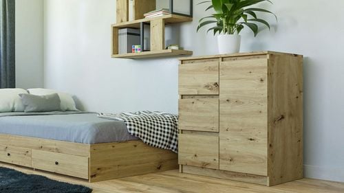 Komoda Malwa 1D3S DĄB ARTISAN na Arena.pl