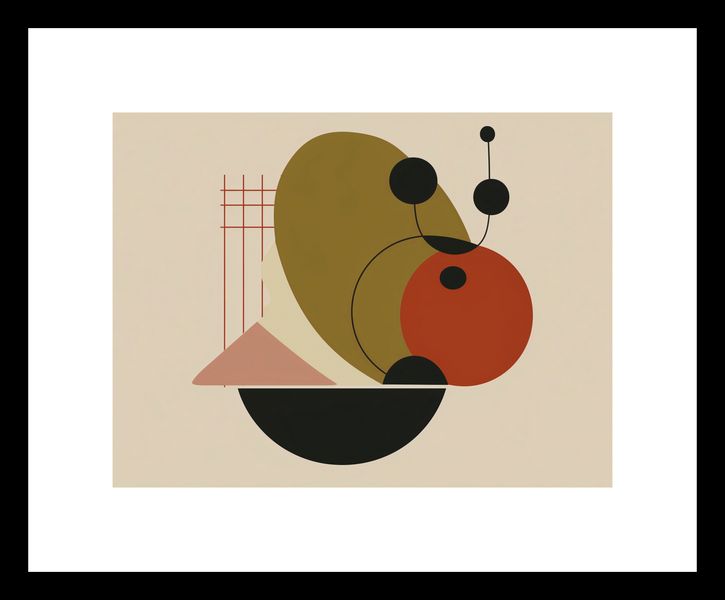 Plakat 20x15cm Geometryczny Balans zdjęcie 3