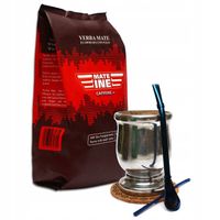 Zestaw Yerba Mate Mateine 500g Matero Bombilla 0,5