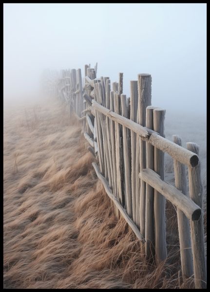 Plakat 64x90cm Mgła nad Wydmami zdjęcie 2