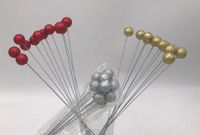 kulki brokat 2cm na piku mix 12szt.