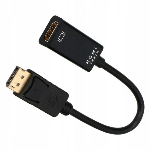 Adapter Kabel Display Port do HDMI 2.0 przejściówka do monitora DP 4K 60Hz na Arena.pl