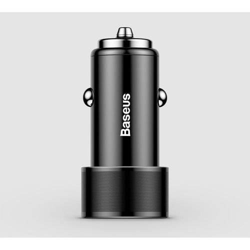 BASEUS 2IN1 2-PORT CAR CHARGER + LIGHTNING CABLE BLACK na Arena.pl