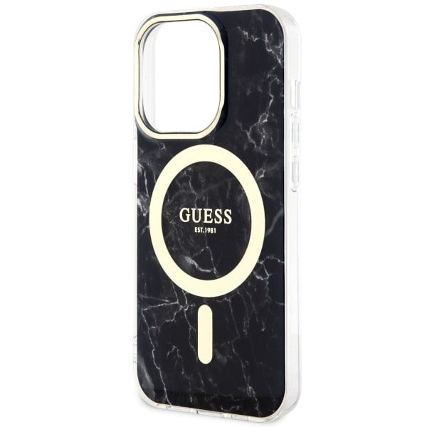 Etui Guess do iPhone 14 Pro, Czarny, MagSafe zdjęcie 6