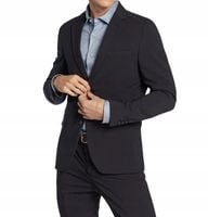 Lindbergh Garnitur 30-61042XL Czarny Slim Fit