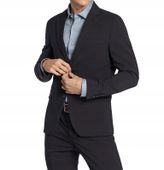 Lindbergh Garnitur 30-61042XL Czarny Slim Fit