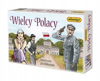 GRY PLANSZOWE dla DZIECI Wielcy Polacy ZABAWA Historia Polski CIEKAWOSTKI