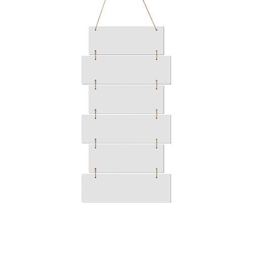 Sześć wiszących ramek z MDF-u do sublimacji zdjęcie 1