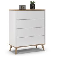 Komoda do salonu, sypialni, SKAND, 80x40x100 cm | TYLETEGOTU