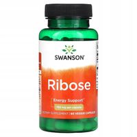 Swanson Ribose D-Ryboza 750 mg Energia komórkowa 60 kapsułek