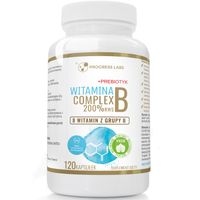 Witamina B-200 Complex B6 B9 B1 B2 B7 B12 B3 B5