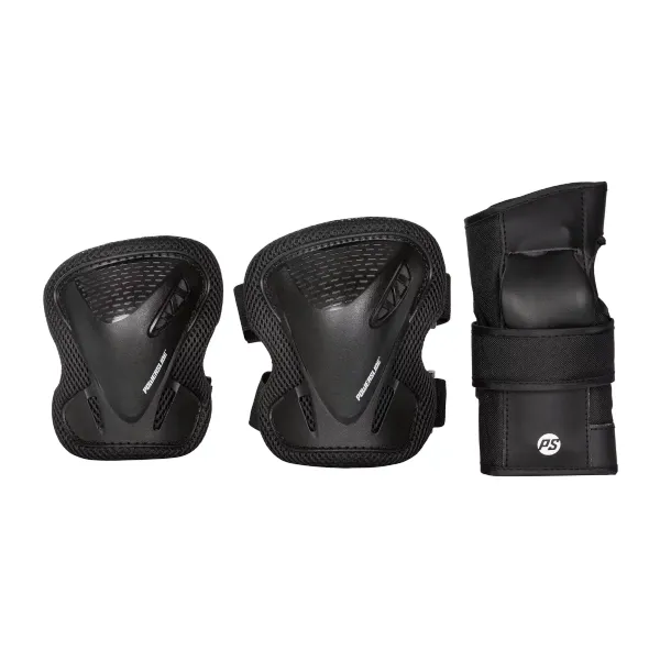 Zestaw 3 Ochraniaczy Powerslide Basic Adult Black L zdjęcie 4