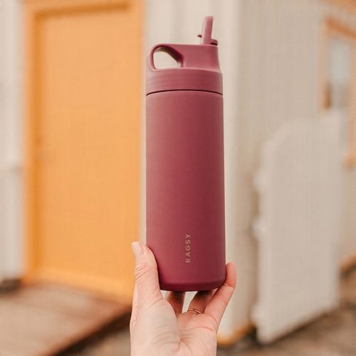 Kubek Termiczny ze słomką i ustnikiem ADV 500 ml BPA FREE - Sand/Piaskowy na Arena.pl