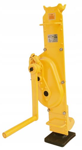 Podnośnik korbowy zębatkowy kolejowy PK5 o udźwigu 5 ton 5000kg 730mm na Arena.pl