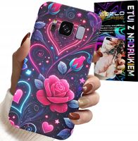 ETUI DO SAMSUNG GALAXY S8 - SERCE, RÓŻA, NASTOLETNIE CASE + FOLIA
