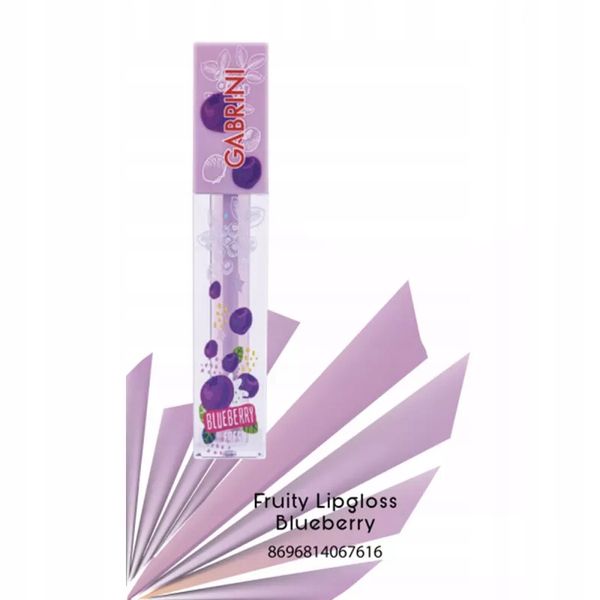 Gabrini - nawilżający owocowy błyszczyk do ust Blueberry Jagoda 4ml zdjęcie 2