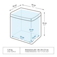 Lodówka kempingowa miękka Quechua 25 litrów 15 godzin