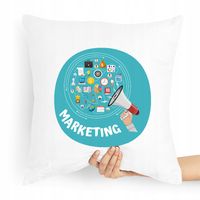 Prezent Poduszka Dla Margetingowca Marketing Z Nadrukiem Ze Zdjęciem