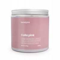 KOLAGEN DLA KOBIET COLLA PINK PROSZEK BEZ CUKRU - BeastPink 240g winogrono