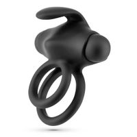 crushious thumper vibrating double cockring with remote