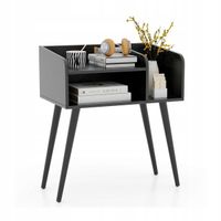 Stolik Costway 50 x 32 x 58cm czarny