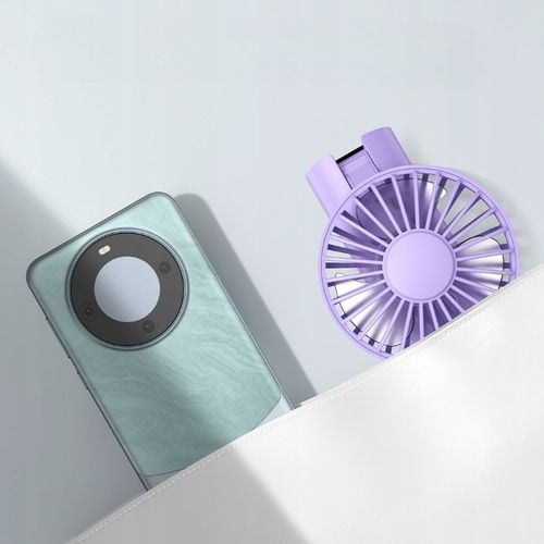 Wiatrak USB Cichy mini wentylator biurkowy ręczny 2400mAh TOPK K38 na Arena.pl