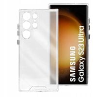PRZEZROCZYSTE ETUI PLECKI DO SAMSUNG GALAXY S23 ULTRA ODPORNE NA ŻÓŁKNIĘCIE