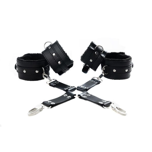 Black Hogtie With Comfy Wrist And Ankle Cuffs zdjęcie 3