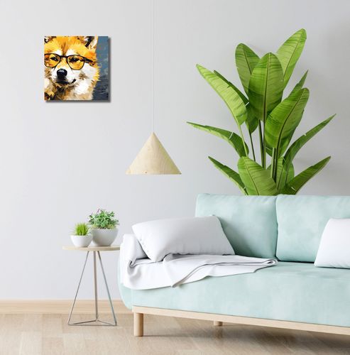 Obraz 30x30cm Intelektualny Psiak na Arena.pl