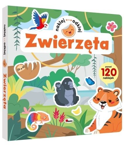 NAKLEJ ODKLEJ ZWIERZĘTA zdjęcie 1
