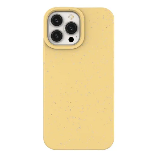 Eco Case etui iPhone 14 Plus silikonowy degradowalny pokrowiec żółte na Arena.pl