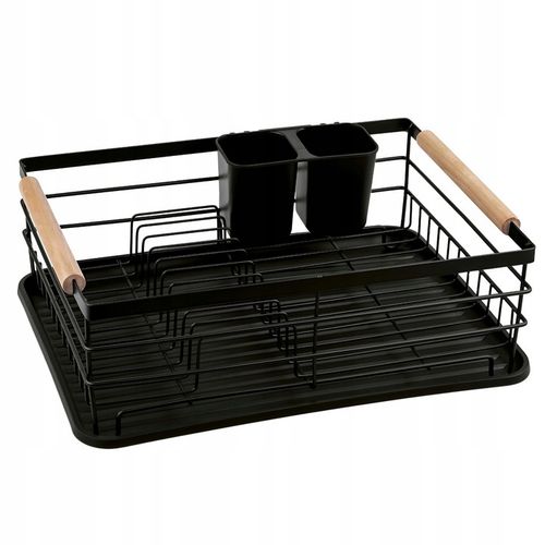 SUSZARKA DO NACZYŃ OCIEKACZ NA SZTUĆCE KUBEK TALERZE CZARNY KARL HAUSMANN na Arena.pl