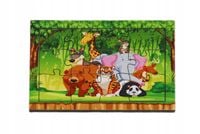 Drewniana EKO kolorowa układanka dla dzieci Zabawka PUZZLE 12 el.