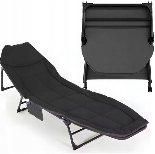 Łóżko Turystyczne Składane Polowe Leżak Kanadyjka Leżanka Stabilne Materac na Arena.pl