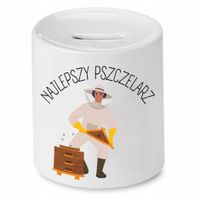 Skarbonka Dla Pszczelarza Najlepszy Pszczelarz Z Nadrukiem Ze Zdjęciem