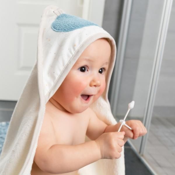 Ręcznik z kapturem i myjką, Wieloryb, z kolekcji: zdjęcie 9