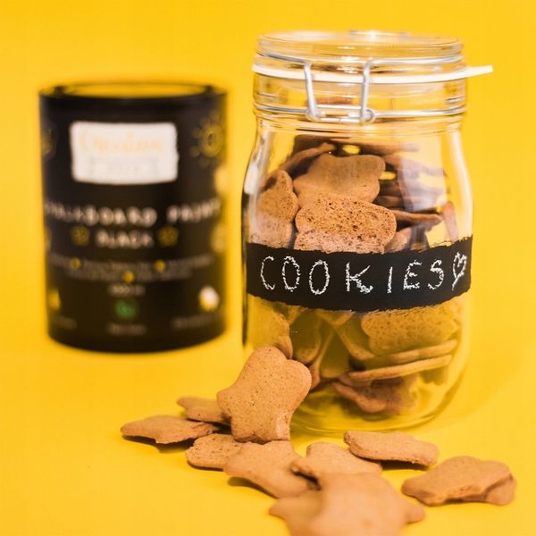 Farba tablicowa czarna do pisania kredą do mebli ścian drewna 1000ml zdjęcie 3