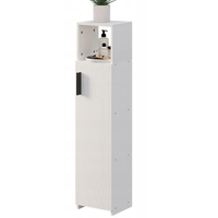 SZAFKA ŁAZIENKOWA SŁUPEK WĄSKI BIAŁY 101CM