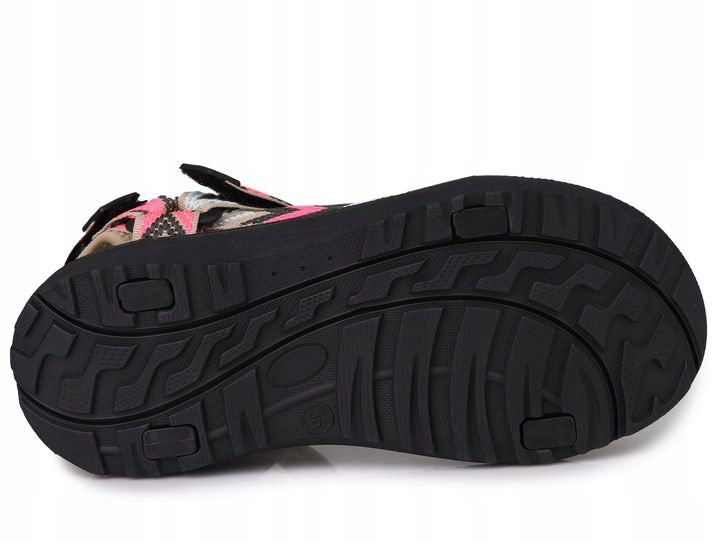 Sandały damskie Lee Cooper LCW-24-34-2612L BEIGE/RED zdjęcie 3