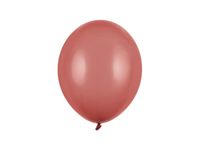Balony pastelowe bordowe burgundowe strong, 27 cm 100 szt.