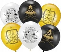 ZESTAW BALONÓW Z NADRUKIEM HARRY POTTER HOGWART DEKORACJA URODZINOWA