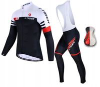STRÓJ ROWEROWY MĘSKI X-TIGER GETRY ŻEL KOSZULKA