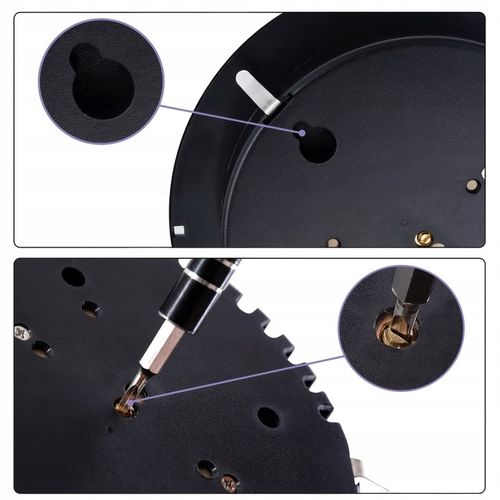 130mm okrągła Barometr ścienny Termometr Higrometr wilgotność Stacja na Arena.pl