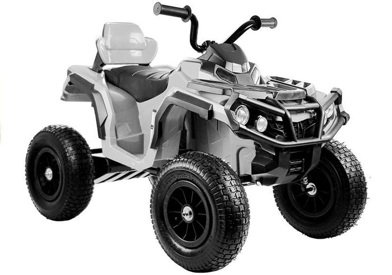 Quad na Akumulator BDM0906 Pompowane Koła Biały zdjęcie 1