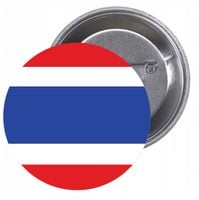 Przypinki buttony FLAGA TAJLANDIA z grafiką TANIO