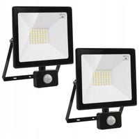 2x naświetlacz LED SLIM 30W czujnik ruchu 2400lm Maclean MCE630 NW PIR