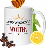 Kubek Dla Wojtka Kolegi Przyjaciela Męża Prezent Z Nadrukiem Biały 330Ml