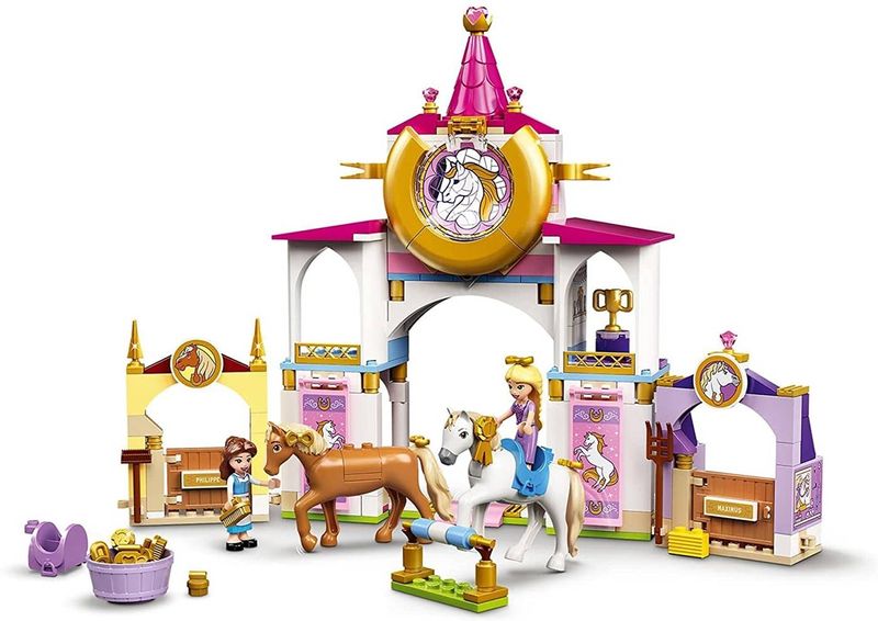 LEGO Disney Princess Królewskie stajnie Belli i Roszpunki 43195 na Arena.pl