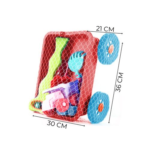 zabawki do piaskownicy Taczka - niebieski na Arena.pl