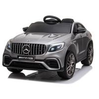 Mercedes Benz GLC63S dla dzieci Srebrny Lakier + Pilot + Napęd 4x4 + MP3 LED + EVA + Wolny Start